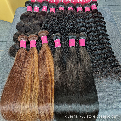 Wholesale The Best Cuticle Aligned Indian Human Hair Extension 10A Bundle Virgin Raw Hair Vendors From India Vendor